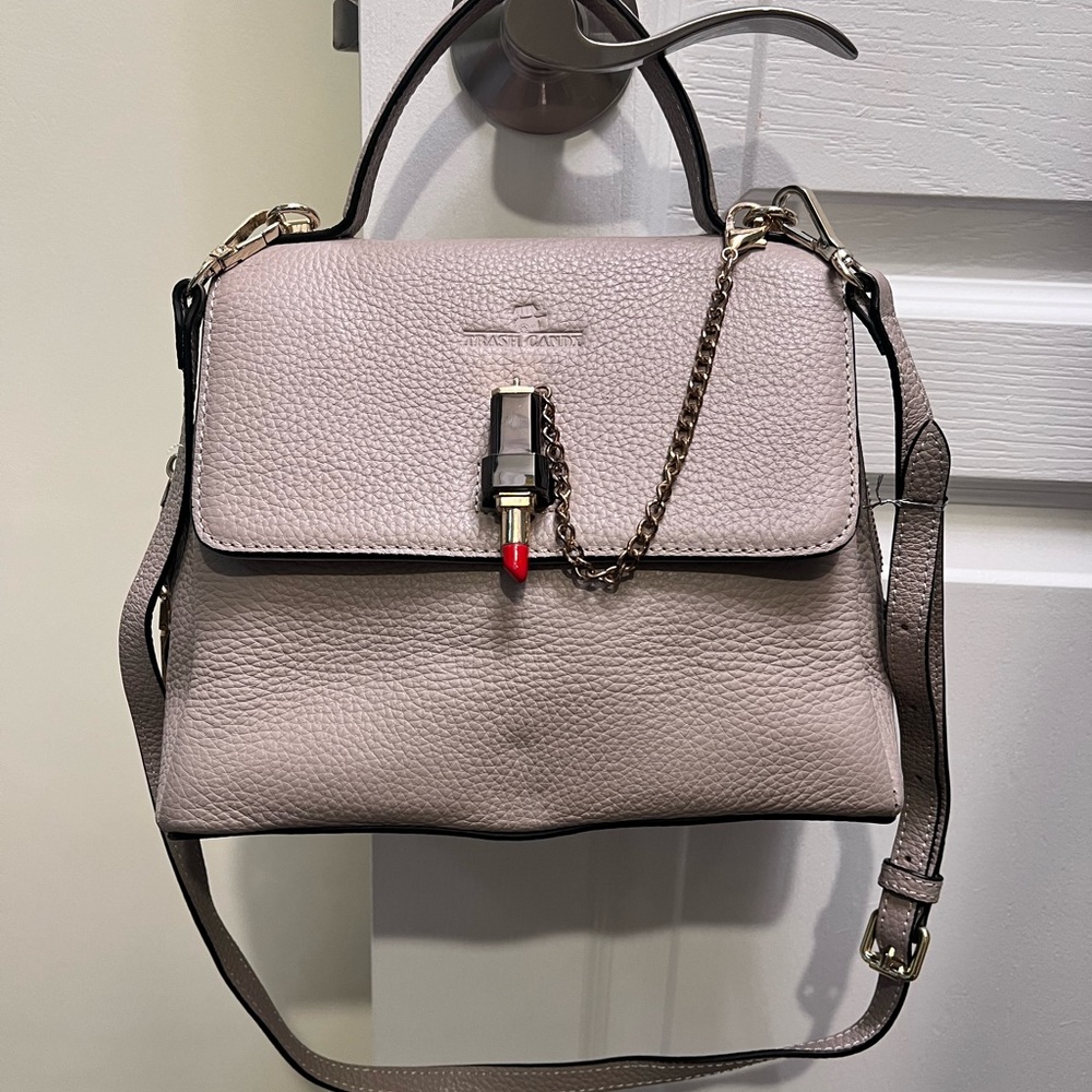 Lipstick Taupe Handbag